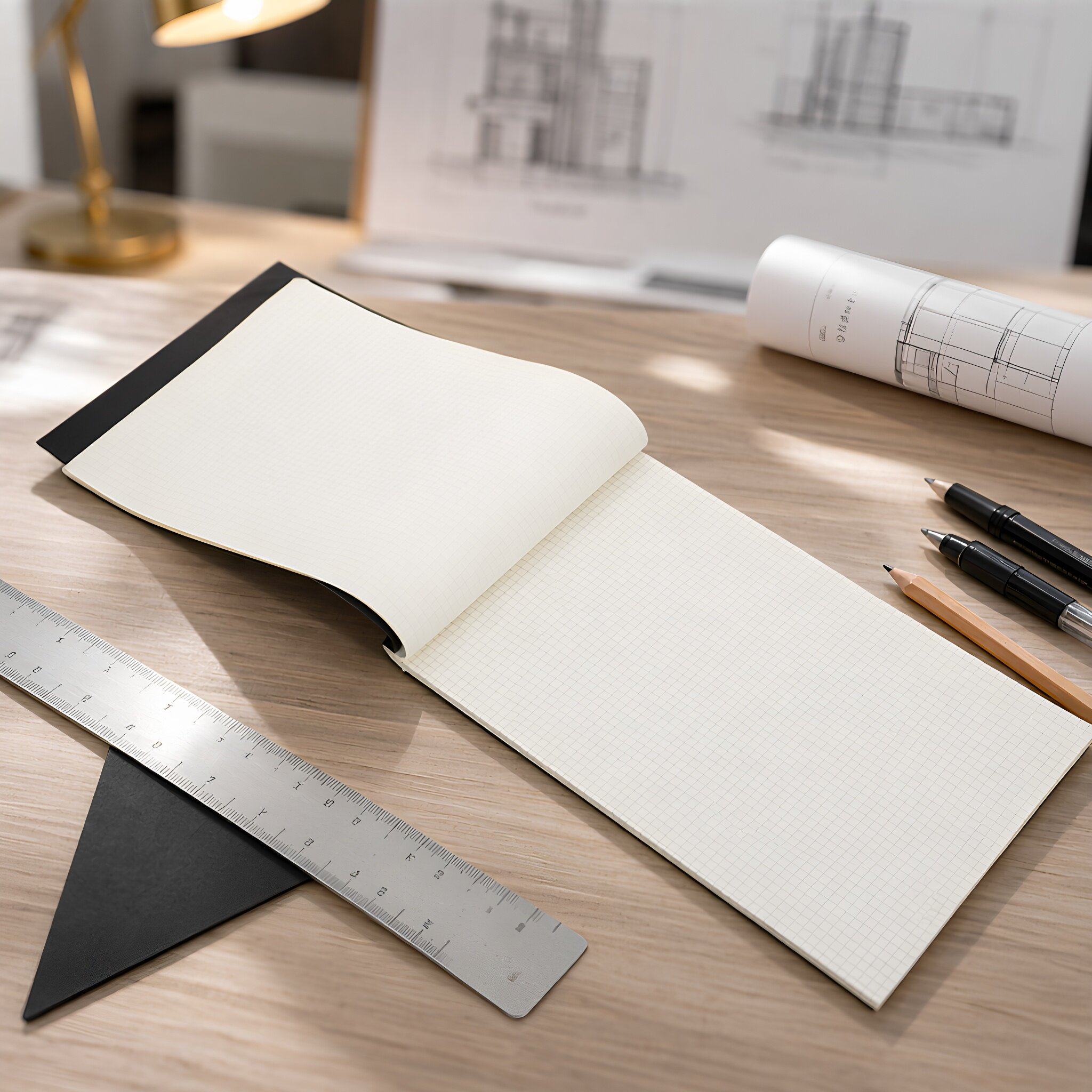 Graph Paper Pad - 80Sheets A4 Engineering Graph Paper Pad