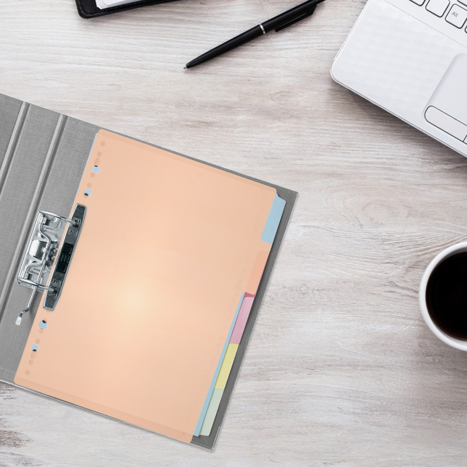 10Pcs Colorful Plastic Binder  - Index Tab Divider ulasan dan harga