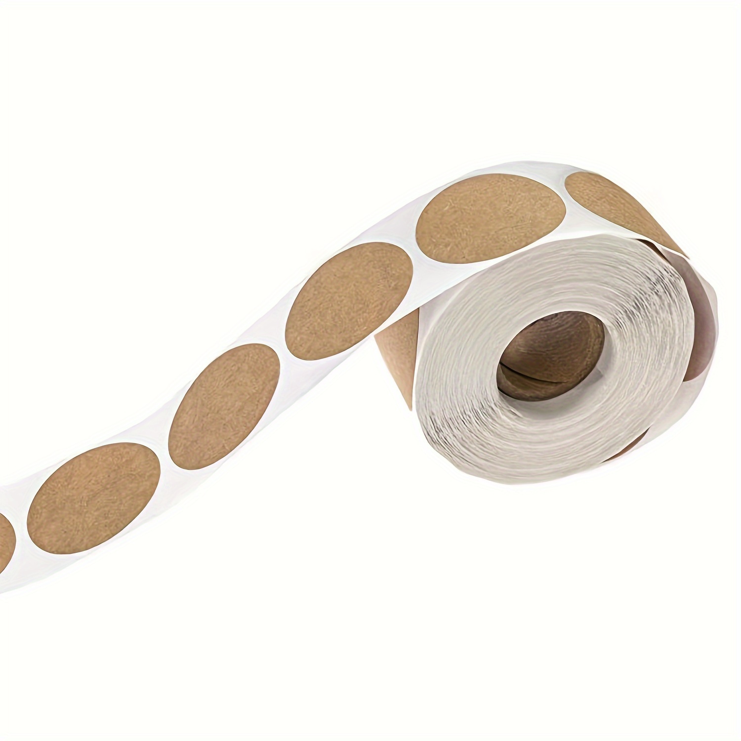 1-5 Roll 2.5 Cm Round Self-adh - Label Printer Tape ulasan dan harga