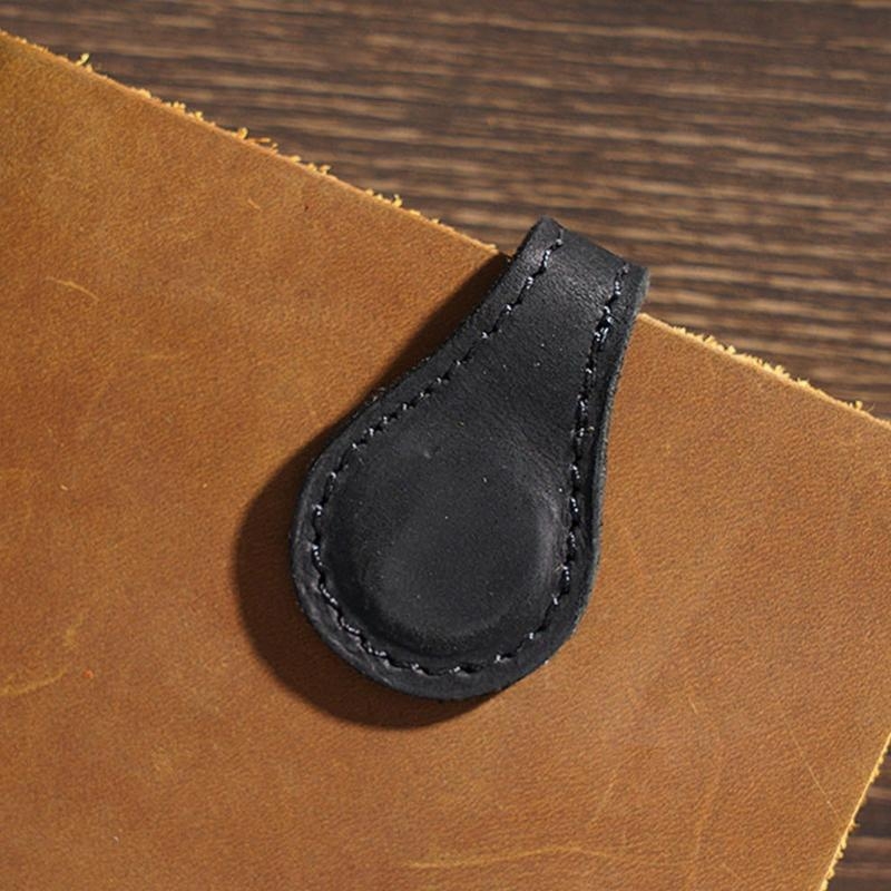 Pocket Leather Dual-side Page  - Bookmark Magnetic Clip ulasan dan harga