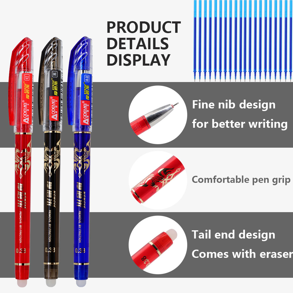 12pcs/set Creative Erasable Ge - Gel Ink Pen Set ulasan dan harga