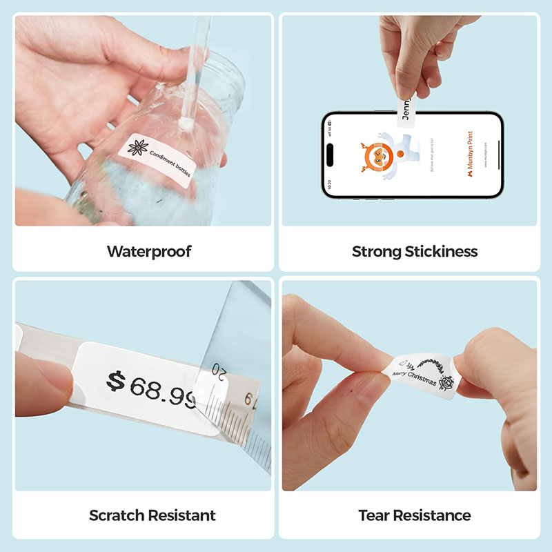 P15 Label Printer Sticker 12*4 - Label Printer Tape ulasan dan harga