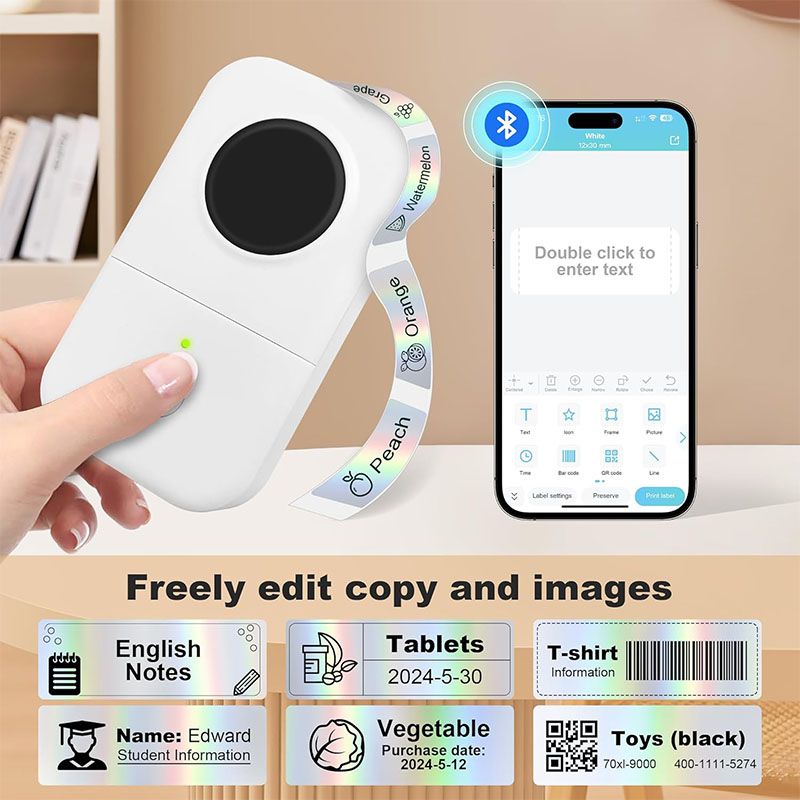 P15 Label Printer Sticker 12*4 - Label Printer Tape ulasan dan harga