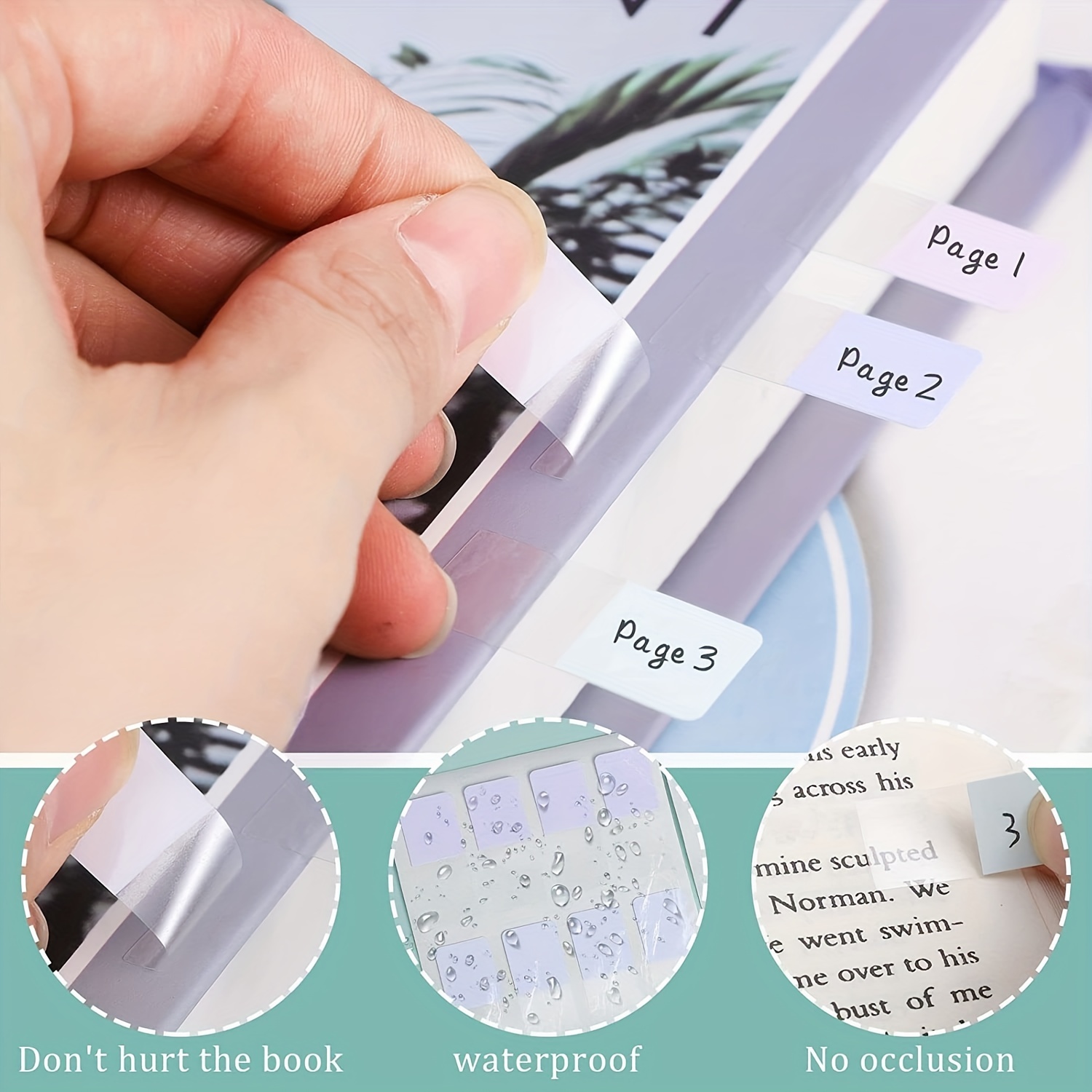420pcs Sticky Index Tabs File  - Index Tab Divider ulasan dan harga