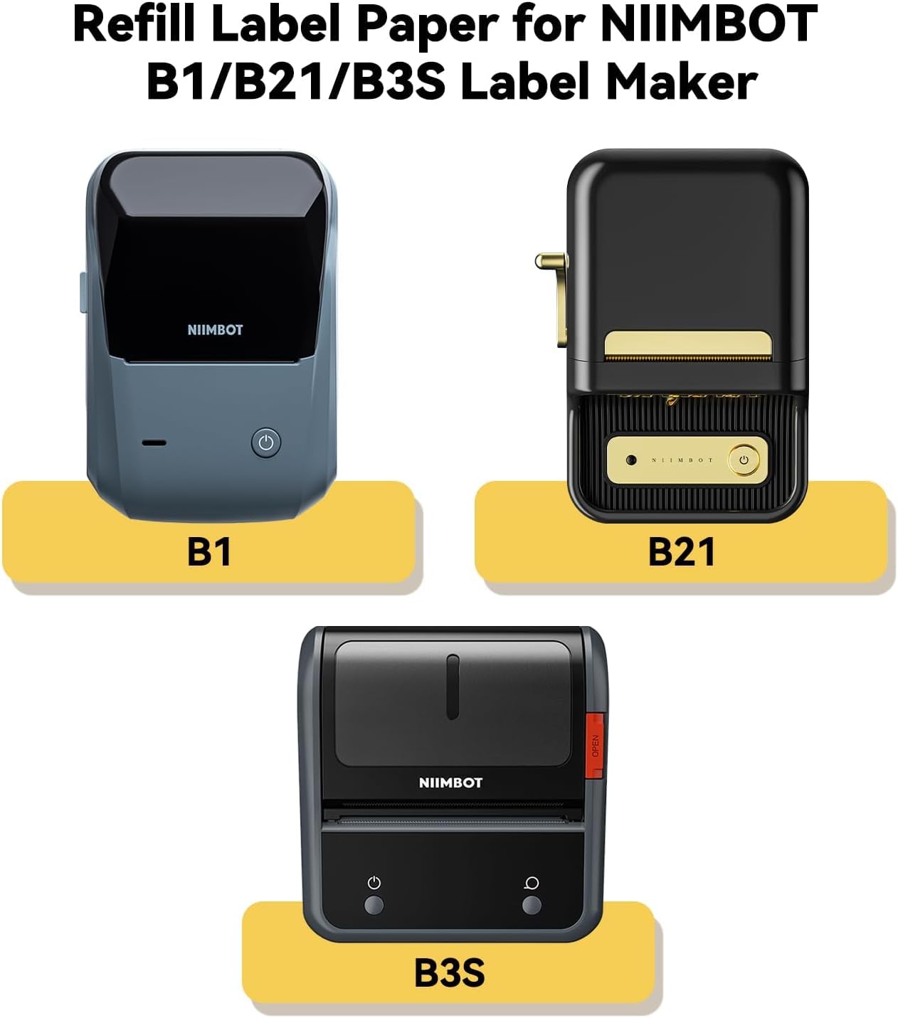 NiiMBOT B21 B1 B3S Round Label - Label Printer Tape ulasan dan harga