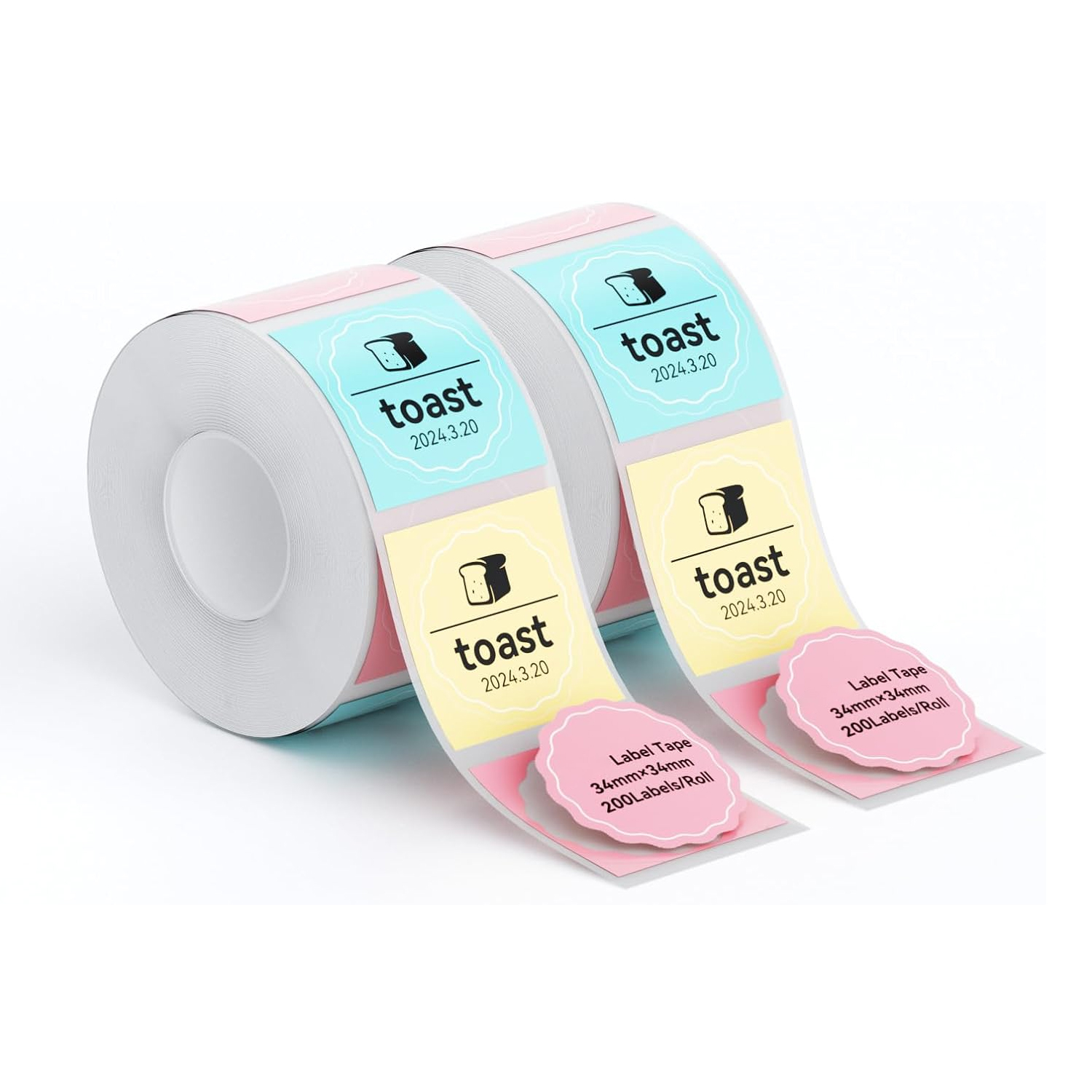 NiiMBOT B21 B1 B3S Round Label - Label Printer Tape ulasan dan harga