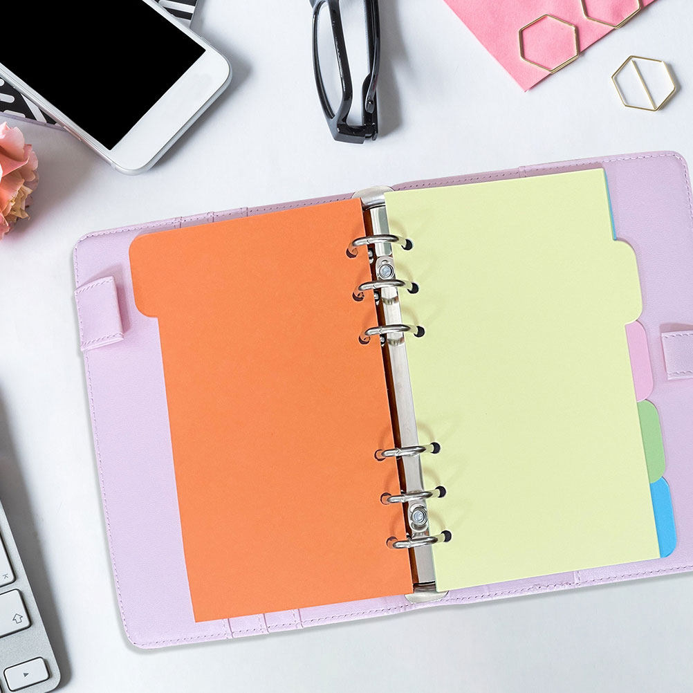 30Pcs Colored Index Dividers L - Index Tab Divider ulasan dan harga