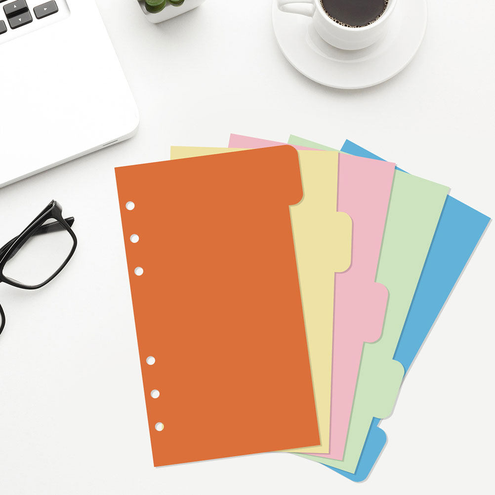 30Pcs Colored Index Dividers L - Index Tab Divider ulasan dan harga