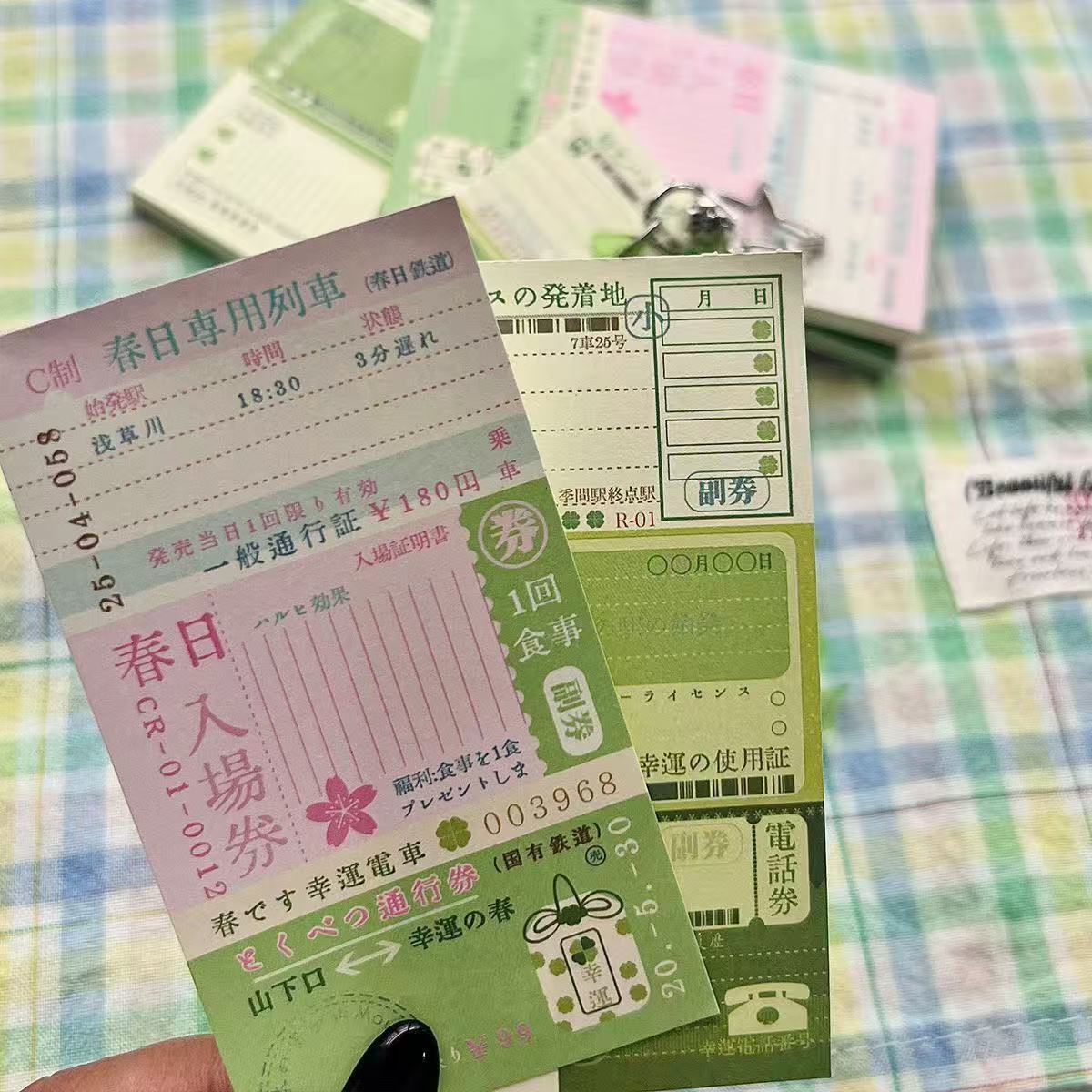 40PC Cute Four-leaf Clover Jap - Graph Paper Pad ulasan dan harga