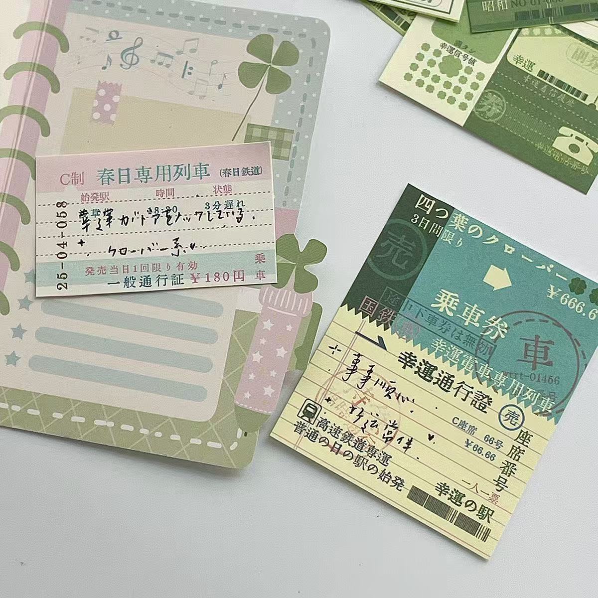 40PC Cute Four-leaf Clover Jap - Graph Paper Pad ulasan dan harga