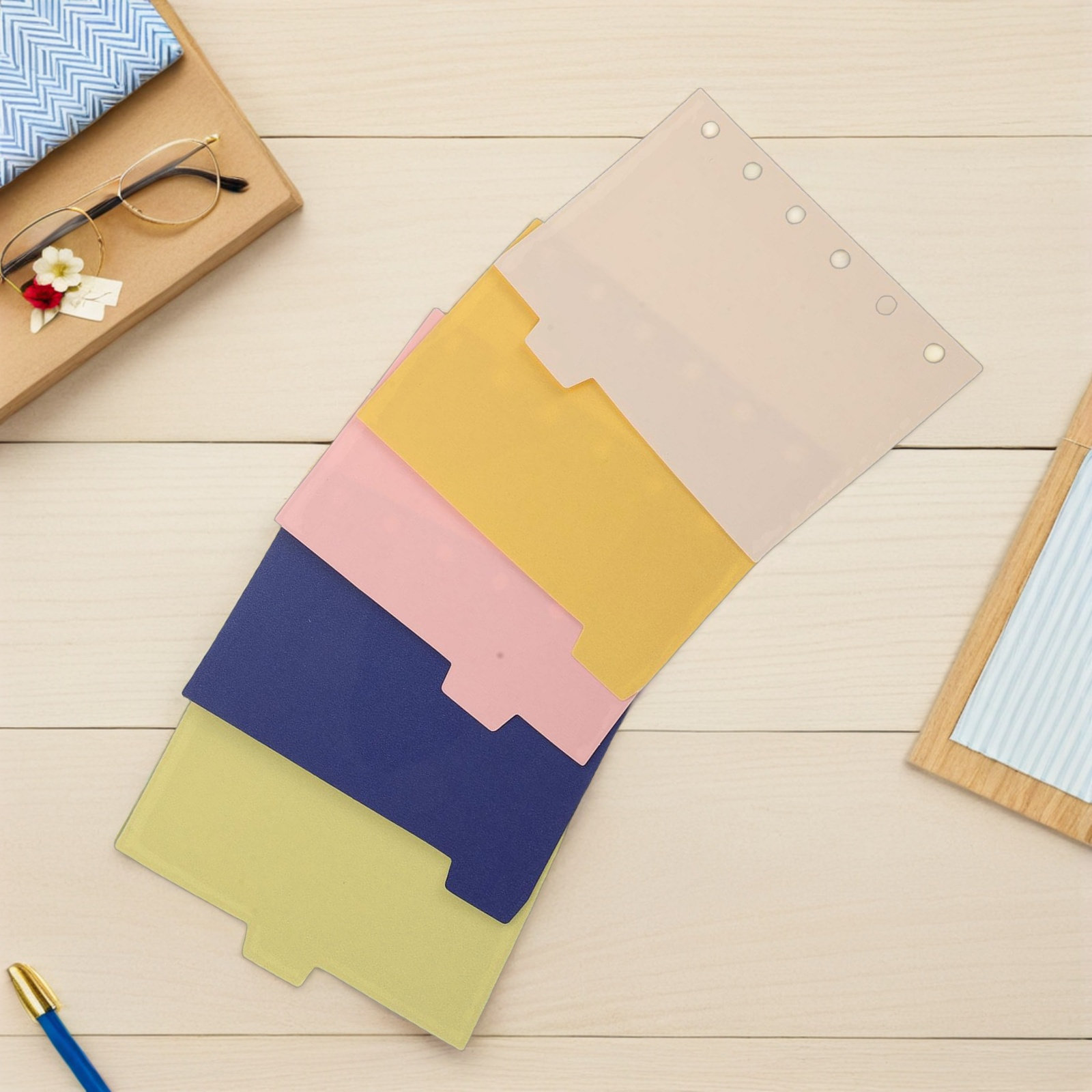 5Pcs Sturdy Paper Dividers wit - Index Tab Divider ulasan dan harga