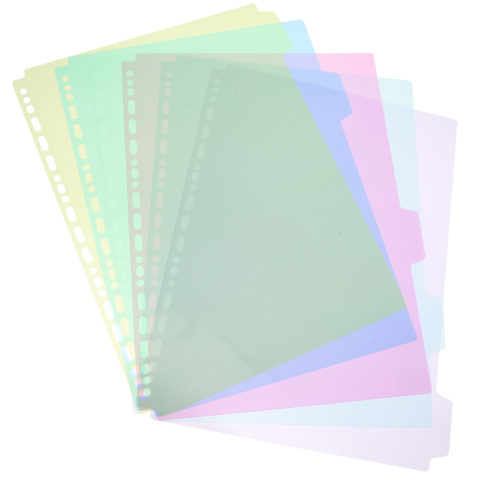 6Pcs Binder Tabs Dividers Plas - Index Tab Divider ulasan dan harga