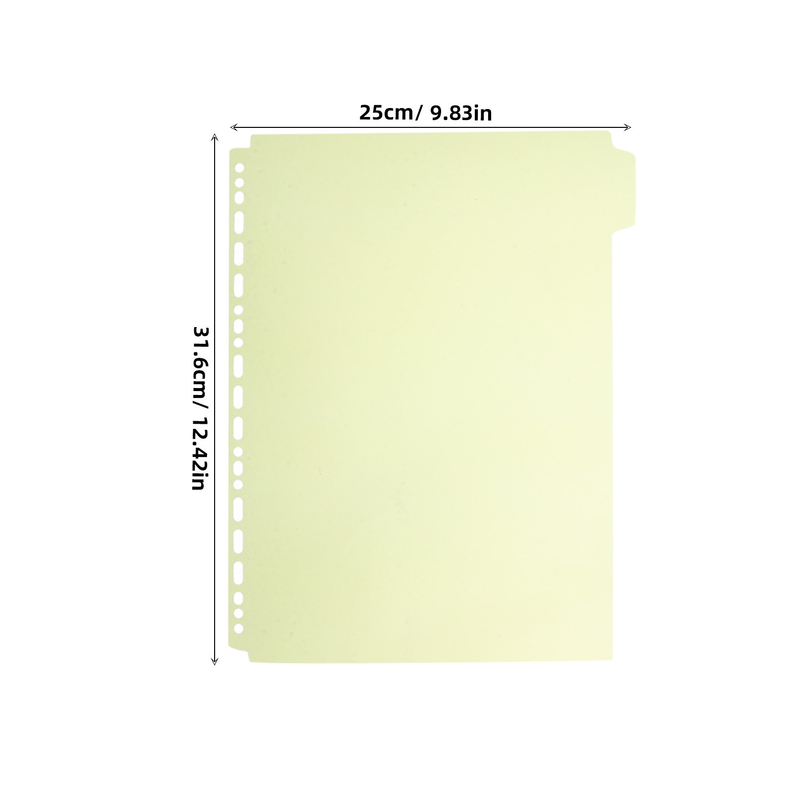 6Pcs Binder Tabs Dividers Plas - Index Tab Divider ulasan dan harga