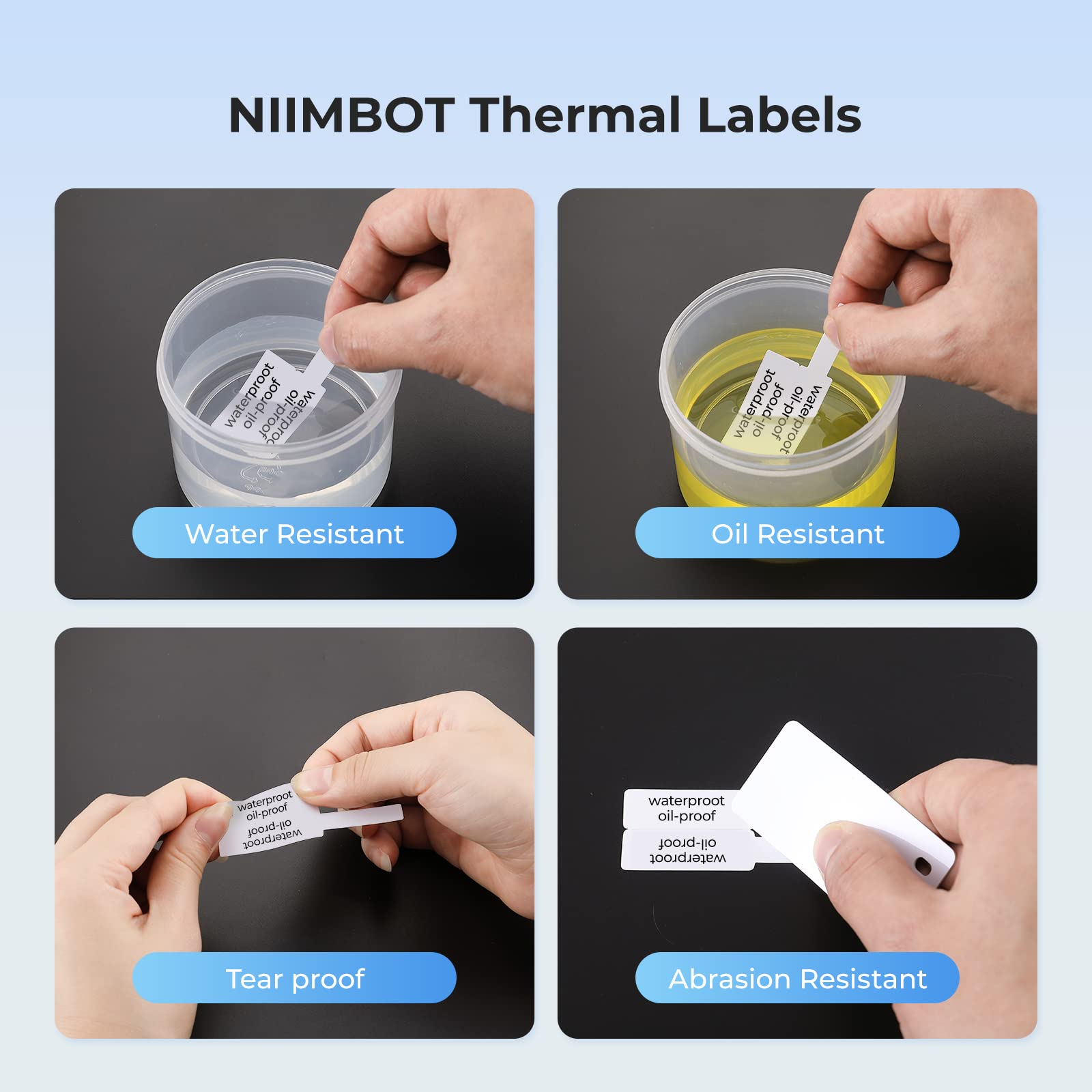 Niimbot Color Cable Label Wate - Label Printer Tape ulasan dan harga