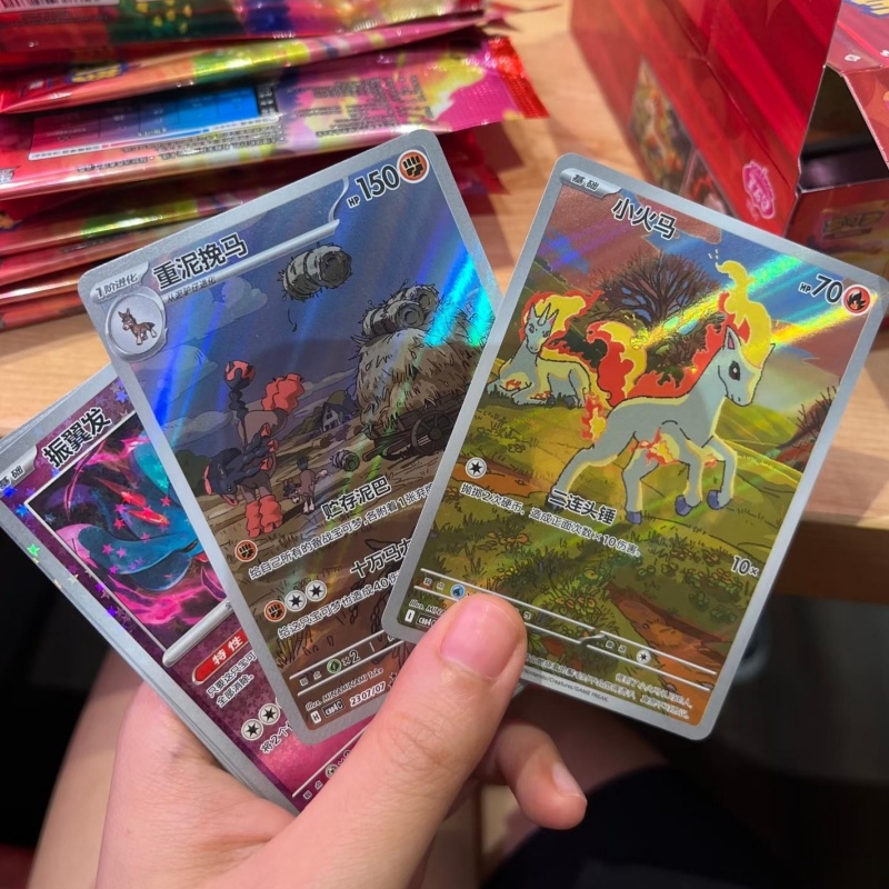 100%Original PKM PTCG Scarlet& - Cardstock Paper Pack ulasan dan harga