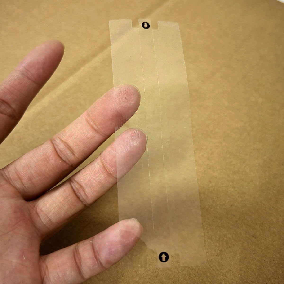 36/72pcs Transparent Adhesive  - Label Printer Tape ulasan dan harga