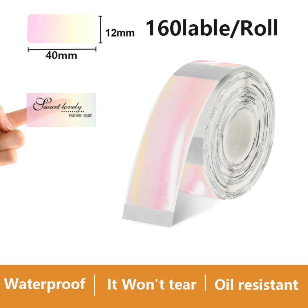 Transparent Label Sticker 12*4 - Label Printer Tape ulasan dan harga