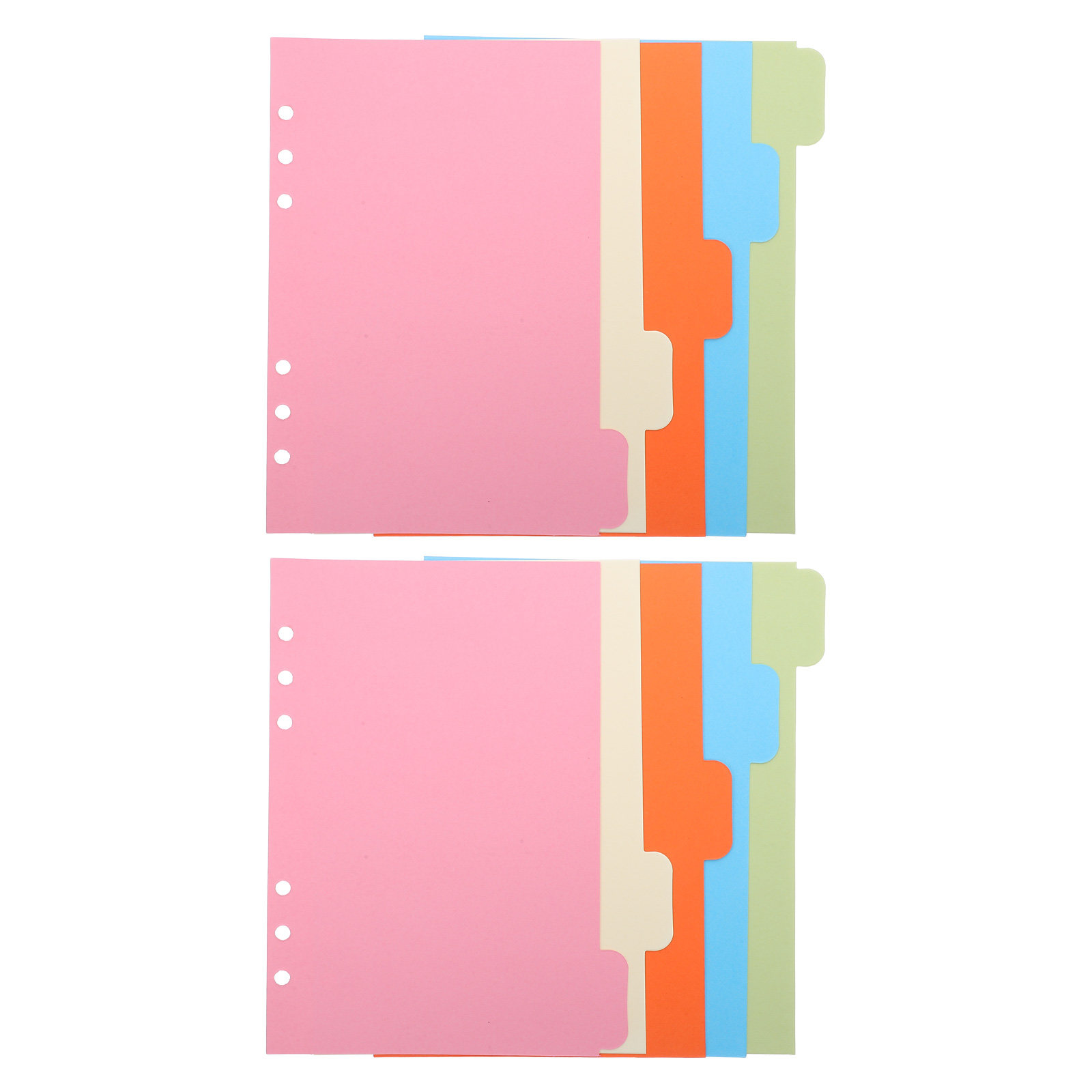 10Pcs Plastic Binder Dividers  - Index Tab Divider ulasan dan harga
