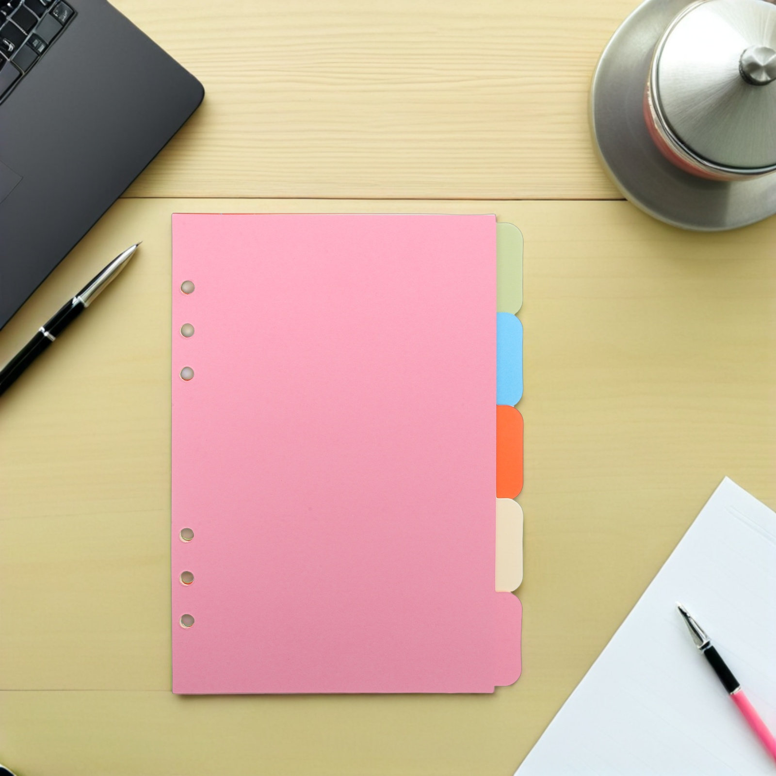 10Pcs Plastic Binder Dividers  - Index Tab Divider ulasan dan harga