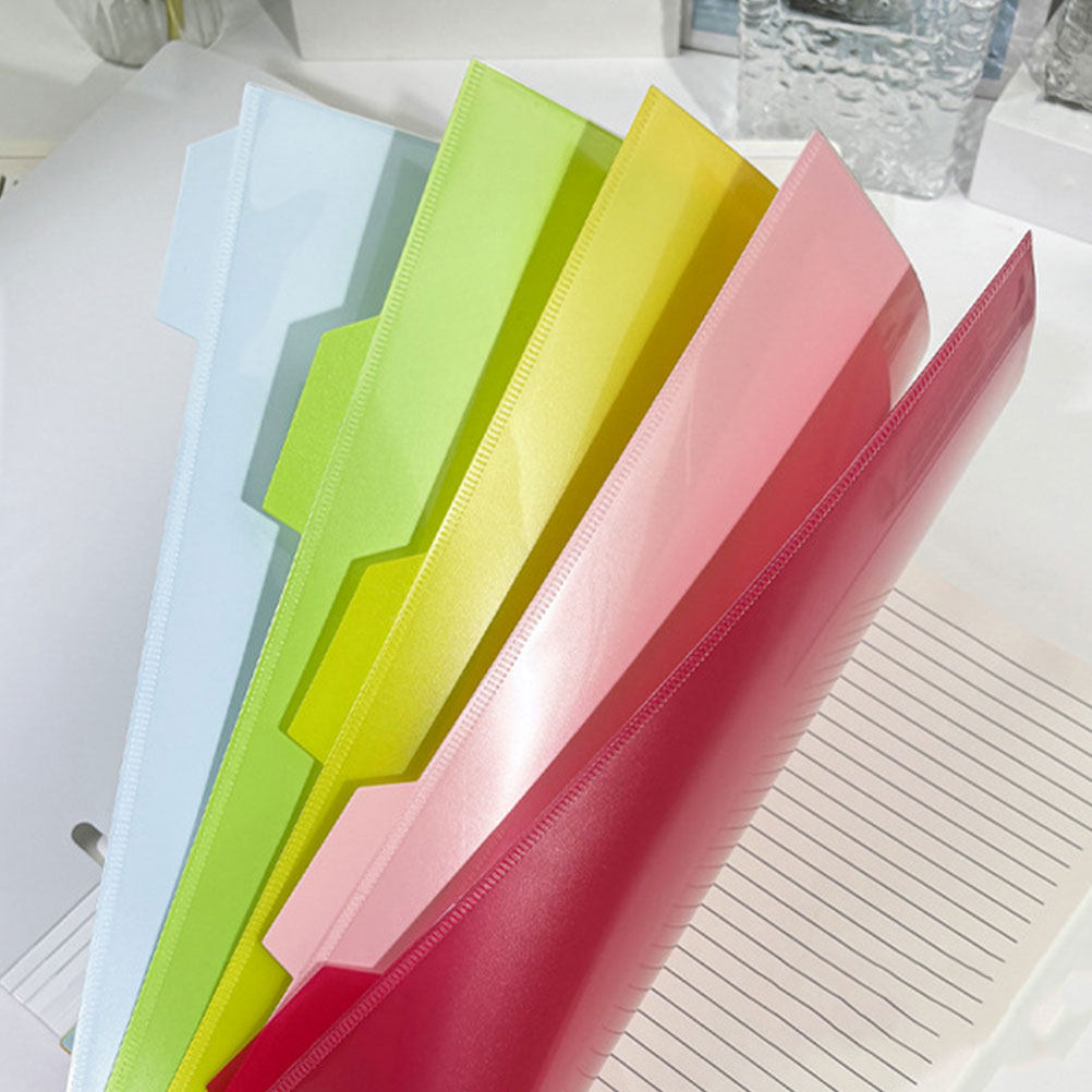 5Pcs Three Hole Punched Index  - Index Tab Divider ulasan dan harga