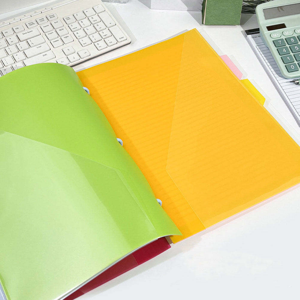 5Pcs Three Hole Punched Index  - Index Tab Divider ulasan dan harga